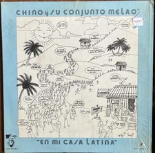 CHINO Y SU CONJUNTO MELAO “EN MI CASA” 1979 LATINA RECORDS LP VG++ Shrink