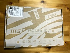 MSI PRO MP161 E2 15.6" Portable Monitor Full HD 1080p USB-C,mini HDMI W/Case NEW