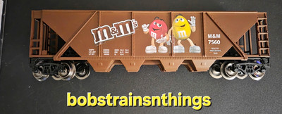 Menards O Scale #279-4595 M & M Brown Open Hopper #7560 USED  ''SEE DESC''