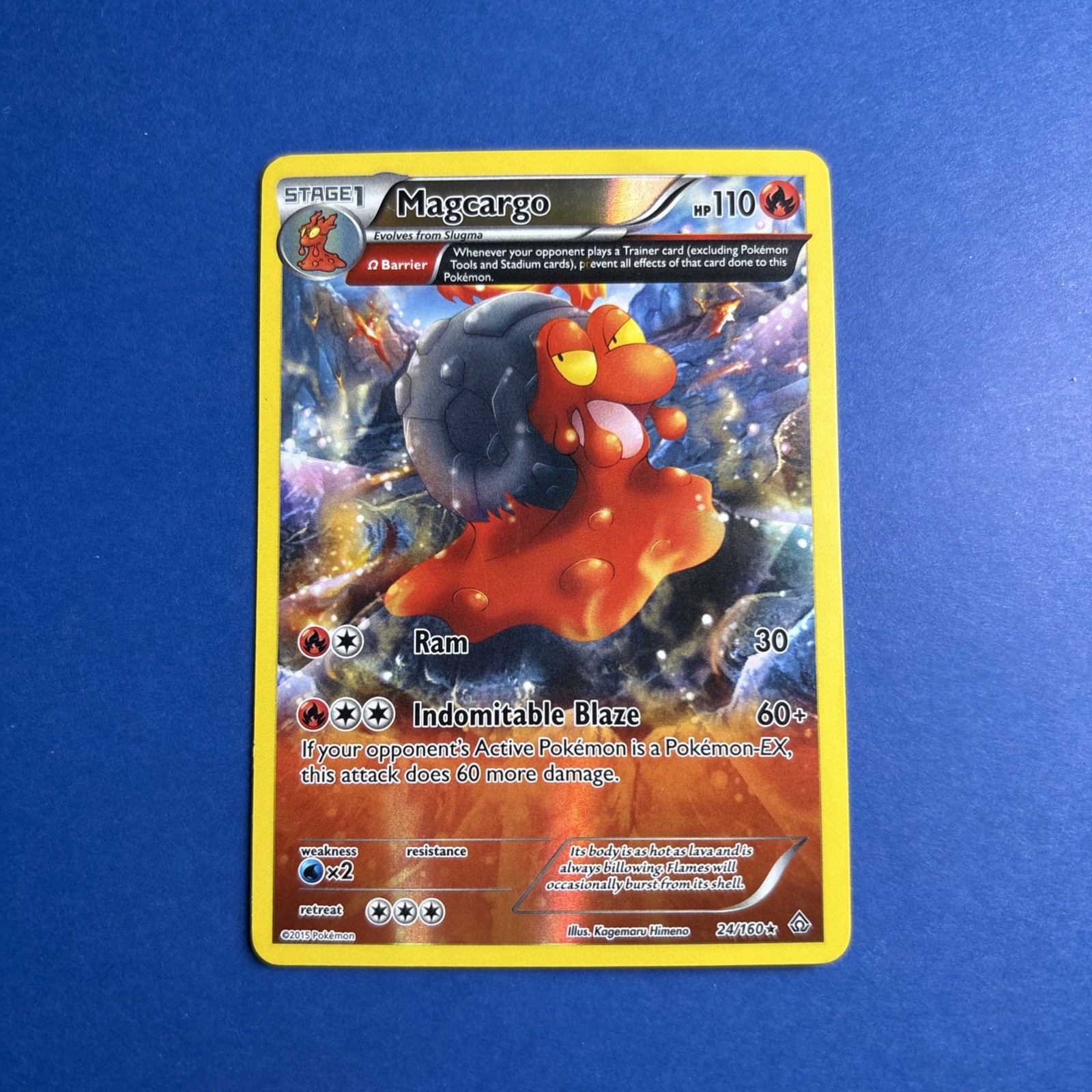 Pokémon TCG Magcargo Primal Clash 24/160 Holo Rare NM