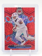 CURTIS SAMUEL 2024 PANINI MOSAIC RED SPARKLE PRIZM #24 BILLS FOOTBALL Q5384