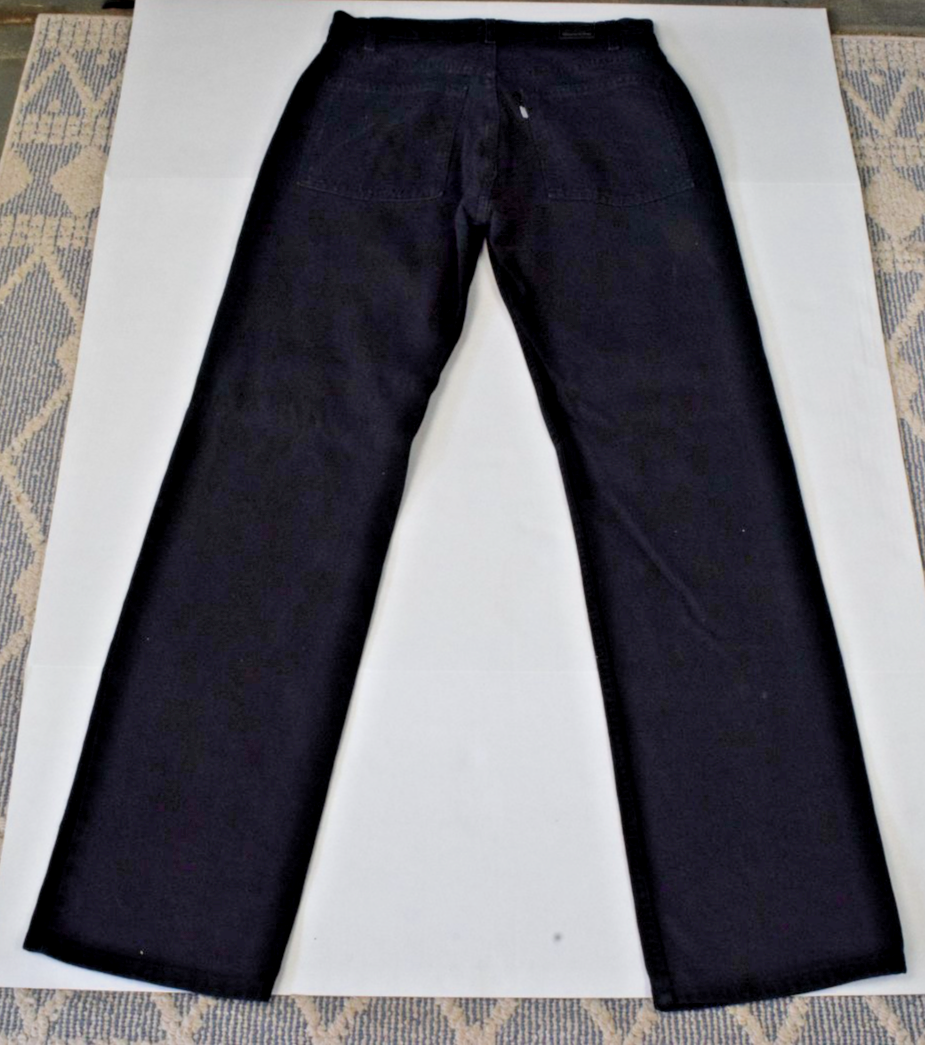 Vintage Levis Silver Tab Jeans Size W32 L34 2001 Black Loose Fit