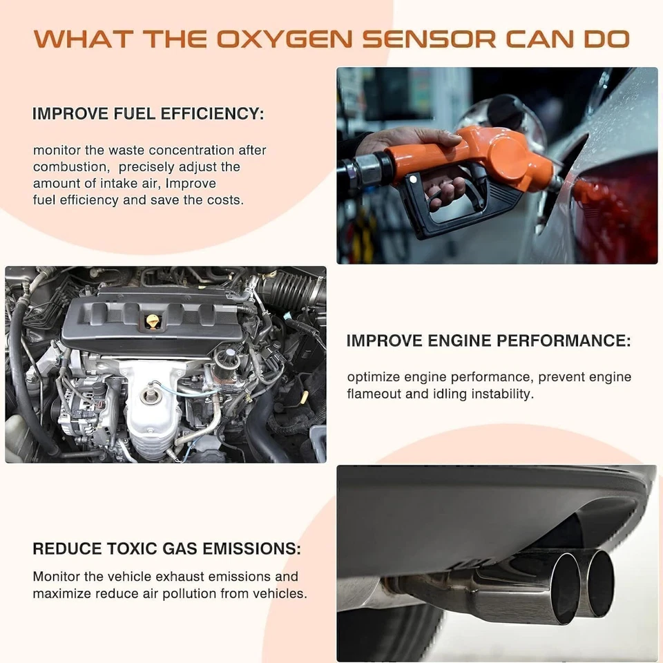 4) Oxygen O2 Sensor For 1996-2002 Chevrolet Chevy GMC 1500 234-4012 234-4018 Foto 4 de 4