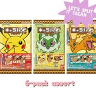 【6-pack】japanese chocolate　Charapaki　　Pokemon　pikachu