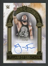 2025 Topps Royalty WWE Jacob Fatu Pillars Of Greatness Auto Autograph #/99
