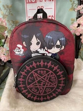 Lounge fly black butler mini backpack NWT