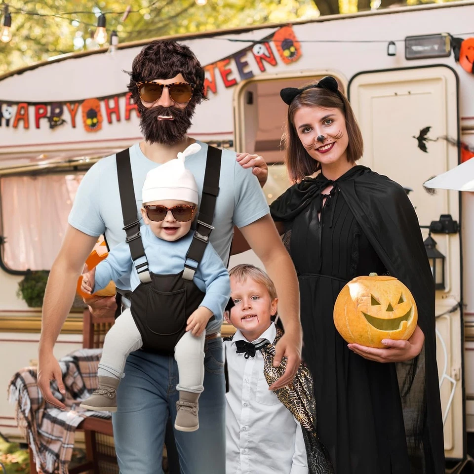 Para hombres Alan Deluxe Conjunto de Disfraz Personaje Resaca Halloween Conjunto Juegos con disfraces Nuevo Foto 4 de 4