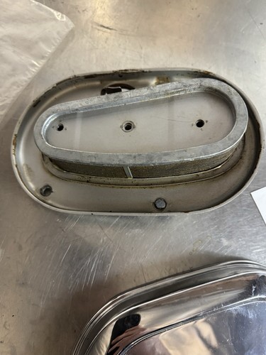 Honda ST90 ST 90 DAX Air Box Cleaner Cover Airbox Chrome Base Backing Oem Filter - Picture 7 of 12