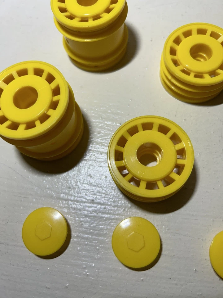 Rc Vintage Car Thunder Tiger PANDA RACING PANDAMONIUM Nos Wheel Set Rare HTF - Image 3 of 4