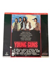 Young Guns Laserdisc 1988 Western Action Movie Starring Emilio Estevez  Kiefer