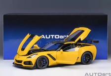 1/18 Diecast Chevrolet Corvette C7 ZR1 Yellow AUTOart Composite Model Series