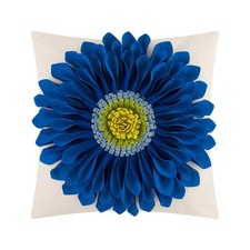 OiseauVoler 18x18 Sunflower Decorative Throw Pillow Cover Handmade Canvas Cushio