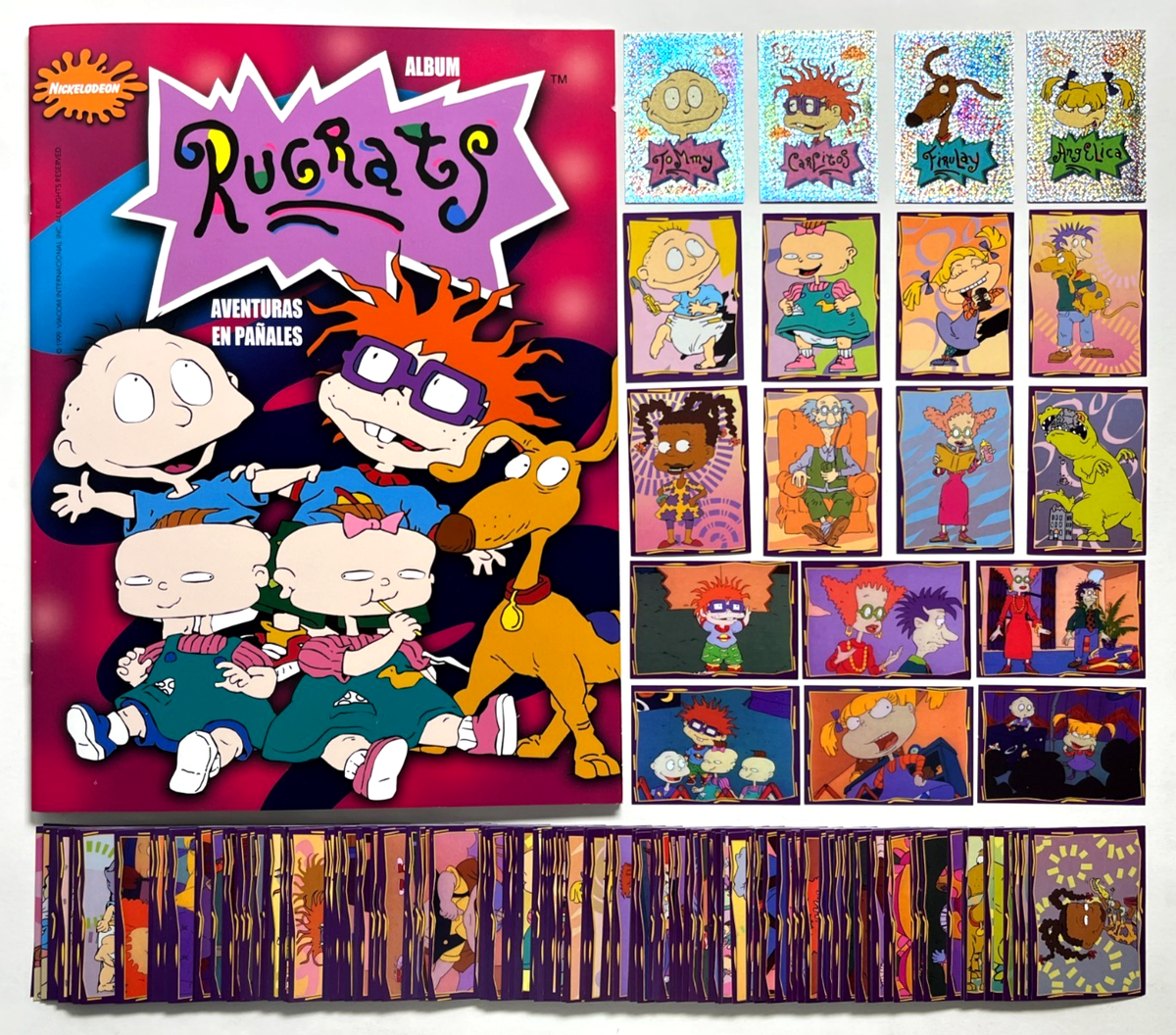 1999 ALBUM RUGRATS Nickelodeon SALO Reedition Full Set 200/200