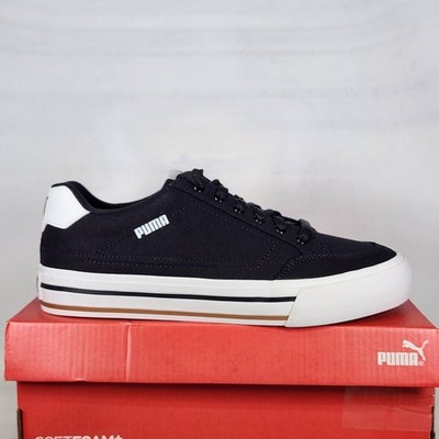 Size 8.5 - PUMA Court Classic Vulc - PUMA Black / Puma White - Mens