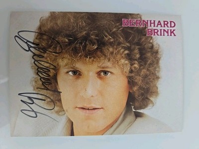 BERNHARD BRINK Autograph Signed Autograph Original Autograph Card