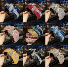 Headband Rhinestone Glitter Headband for Women Crystal Headband