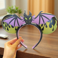 Disney Parks Maleficent Dragon Halloween Sleeping Beauty Minnie Ear Headband
