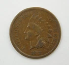 1873 OPEN 3 INDIAN CENT! VF DETAILS