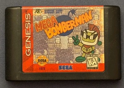 Mega Bomberman (SEGA Genesis, 1993) Cartridge Only/Authentic/Tested/Works