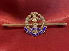 Lovely WW1/2 The Middlesex Regiment Silver Enamel sweetheart Brooch w/pin
