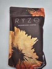 RYZE MUSHROOM COFFEE ORGANIC COFFEE 30 SERVINGS 6.35OZ/180 G EXP 2/2028 NEW