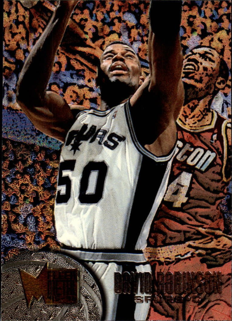 1995-96 Metal Basketball Card #99 David Robinson
