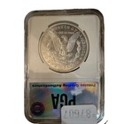 PGA MS64 1921-D Morgan Silver Dollar $1 Denver Mint Business Strike 0.900 — photo 2