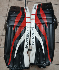 Bauer JRZ Pro Core Hockey Goalie Leg Pads Pre...