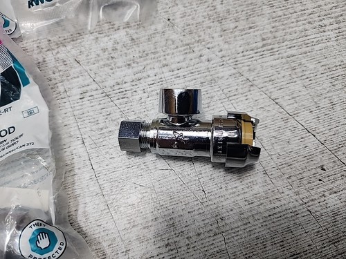 Q-14 SharkBite 1/2 Zoll Push-to-Connect x 3/8 Zoll O.D. Kompression verchromt - Bild 6 von 8