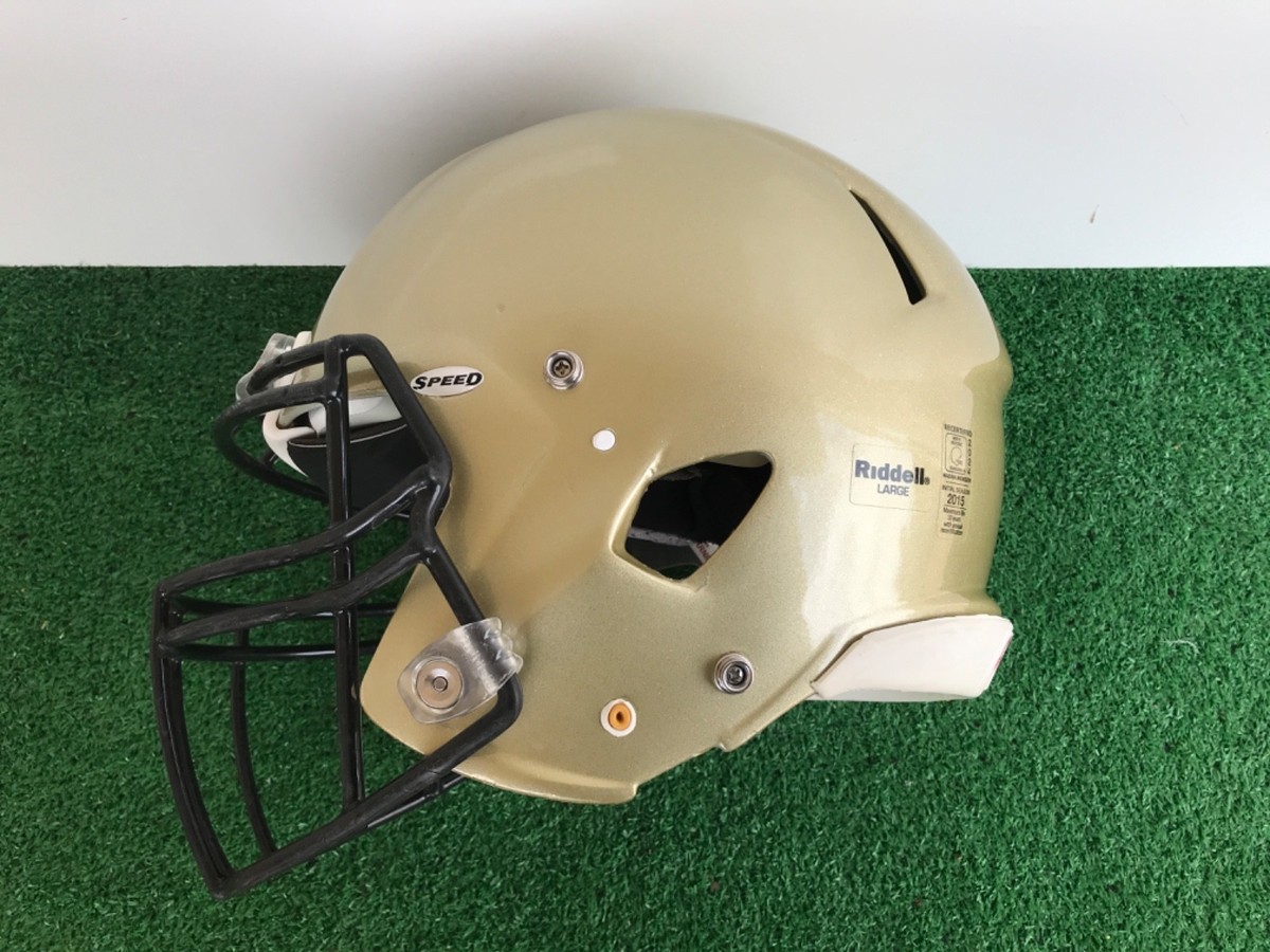 Riddell Speed Adult Large Football Helmet Gold 2015 #43 | eBay Riddell Speed Adult Large Football Helmet Gold 2015 #43 | eBay