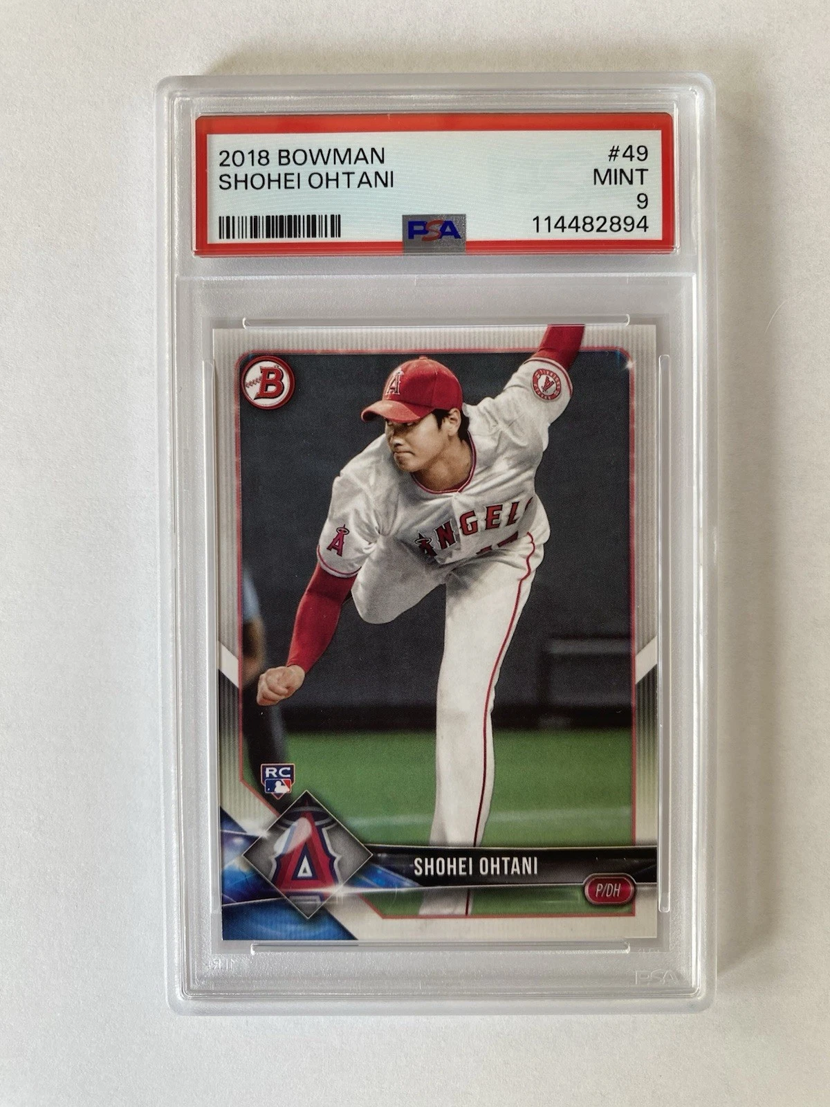 Deal for 2018 Bowman - Shohei Ohtani #49 (RC) PSA 9 Angels Dodgers Mint Rookie