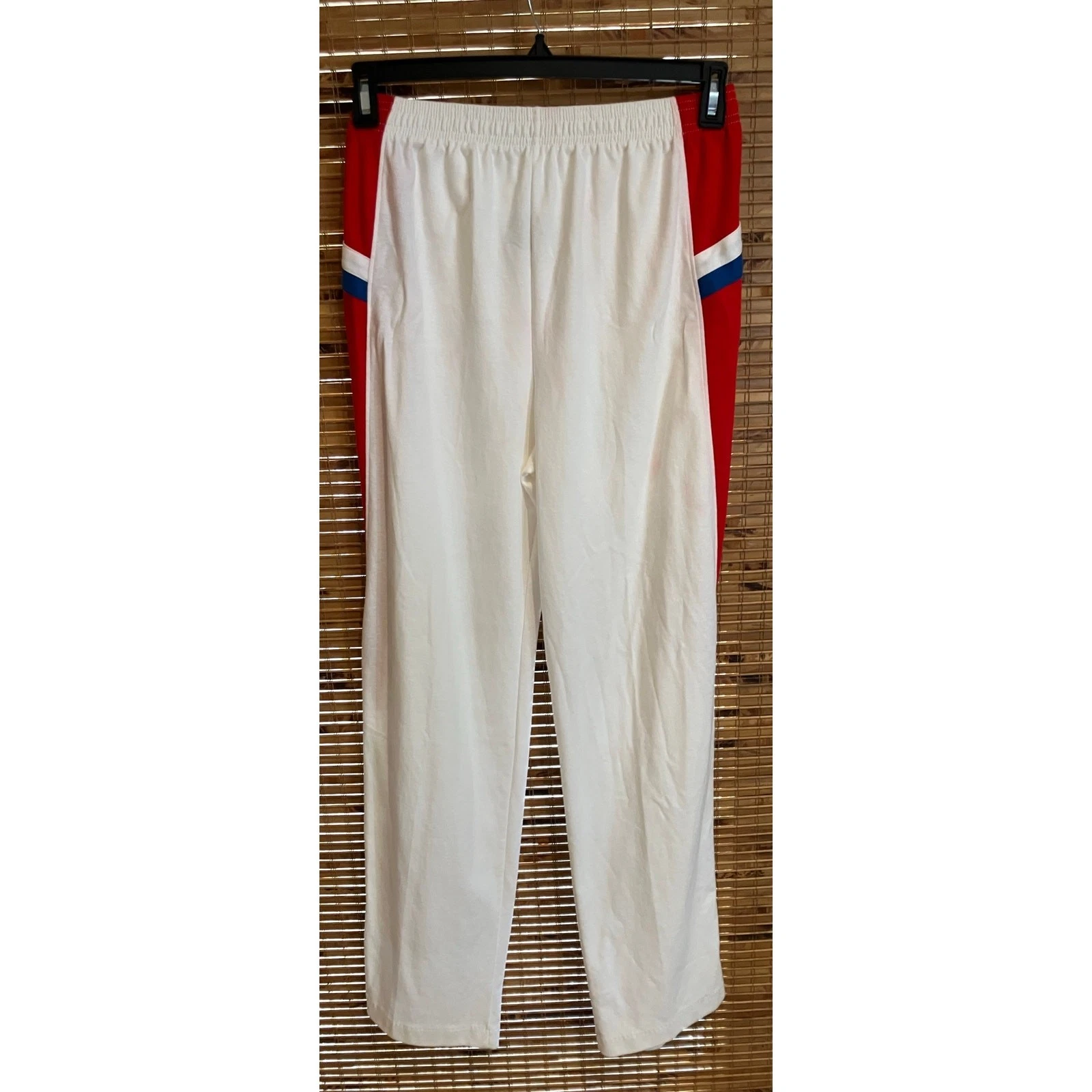 Grand Banks Outfitters USA Red White Blue Track Pants Size Medium 100% Cotton