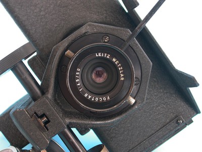 Leica Reprovit II Reprostativ mit Fokotar 50mm - Foto Köberl - Secondhand