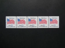 #2890 32c G Rate Old Glory PNC5 #A2213 MNH OG VF