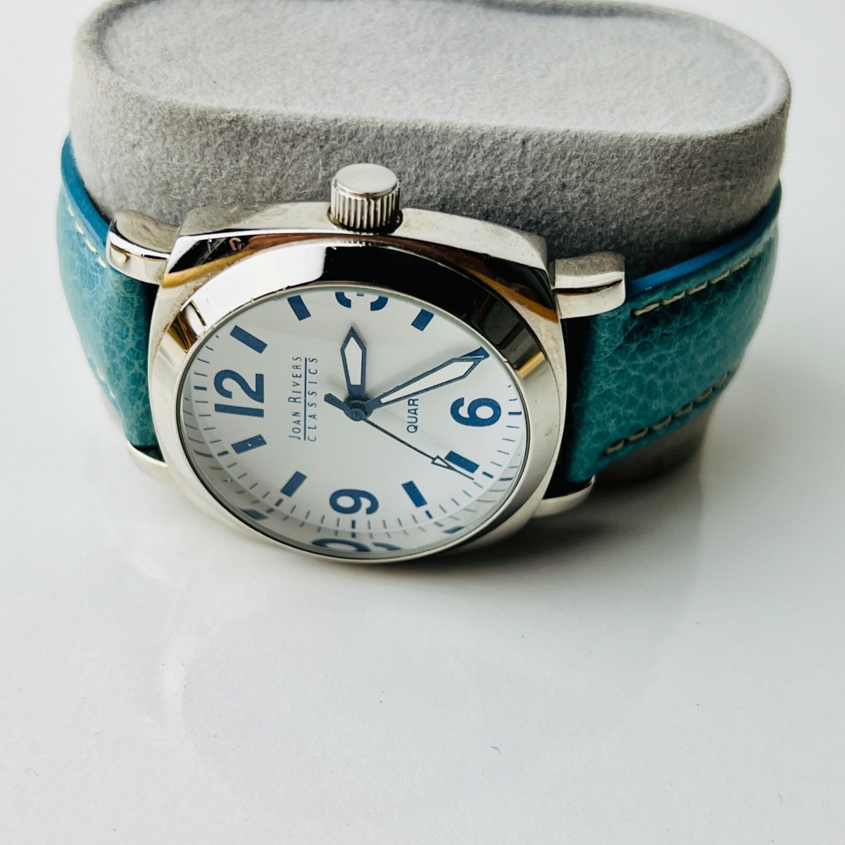 Joan Rivers Classic Quartz Watch 40mm Silver Tone Case  display picture 2