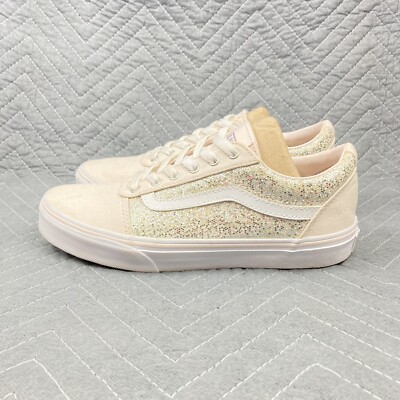 Size Vans Old Skool Glitter Sneakers Shoes Womens Missy