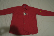 VTG Mighty Mac Chamois Flannel Shirt Tallman Mens XL 17-17.5 Red NWT Made in USA