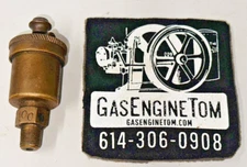 WD ALLEN MFG Co No 00 Automatic T-Handle Brass Grease Cup Hit Miss Vintage Small