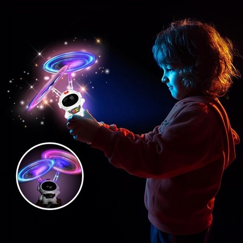 Spaceman Flying Toys Hand Operated Drones with LED Light Rechargeable for Kids - Picture 11 of 17