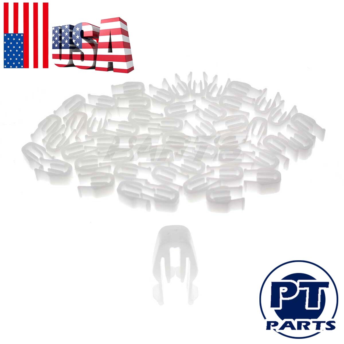 Set of 50PCS Front Grille Moulding Clips For GM Chevrolet Equinox 05-09 ...