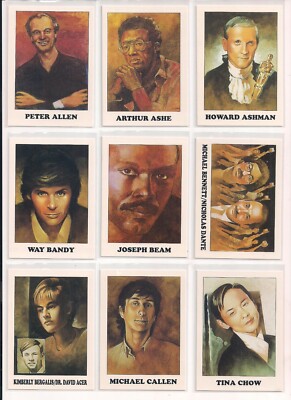 1993 AIDS Awareness Trading Cards Pick / Choose Your Card / from Eclipse / bx43