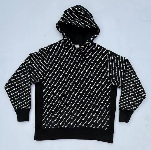 Champion Hoodie Pullover Jumper All Over Print Reverse Weave Men’s Size X-Large - Picture 8 of 9