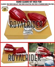 HAND GUARD KIT RED FIT FOR R.E CLASSIC & BULLET & TRAILS & ELECTRA & TB 350/500