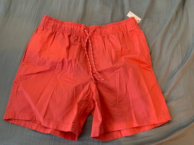 Amazon Essentials Men's Size Medium Coral 8'' Drawstring Walk Shorts NWT