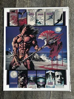 SEA WOMAN Robert E Howard Conan The Barbarian Art Portfolio Hamilton SEALED