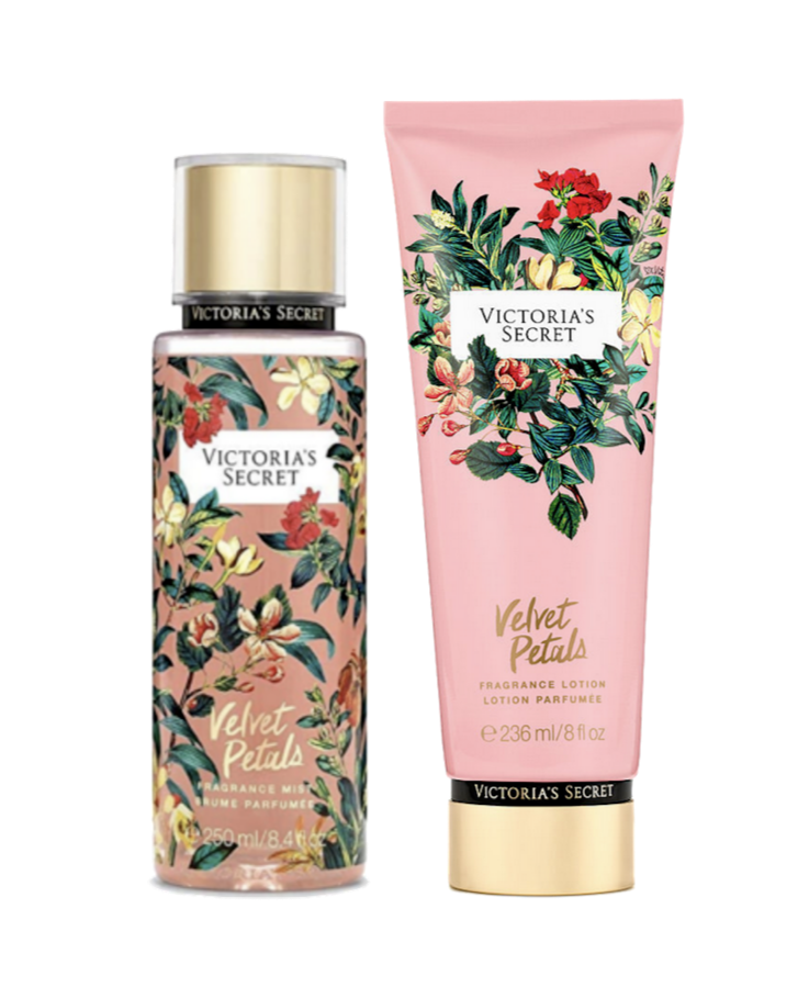 Victoria's Secret Velvet Petals Fragrance Mist + Lotion Set | eBay
