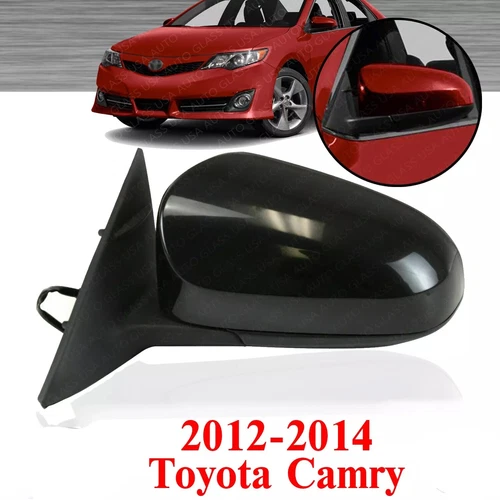 Mirror Paintable Power Glass Driver Side For 2012-2014 Toyota Camry