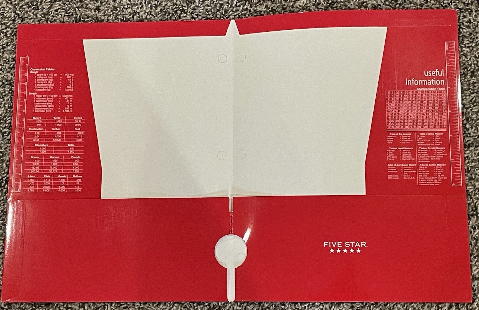 Mead Five Star 4 Pocket Folder Laminate Paper Lot of 7 No Prong eBay