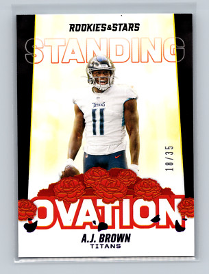 2021 Rookies & Stars Standing Ovation Purple /35 A.J. Brown #SO-20