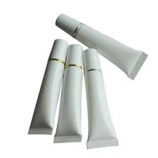 100pc Empty Tube Cosmetic Container Tube Spiral Flat Cap Hose Lotion Bottle 20ml